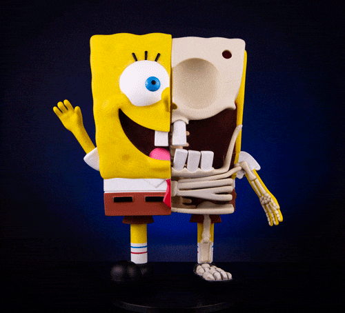 Spongebob Squarepants Dissected Vinyl Figure Exclusive