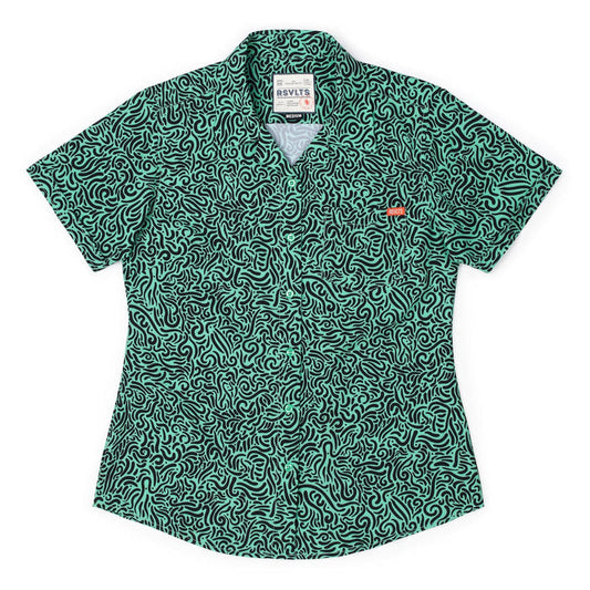 RSVLTS XS RSVLTS Women's Short Sleeve Shirt Squiggle Zoo – Women's KUNUFLEX Short Sleeve Shirt Squiggle Zoo – Women's KUNUFLEX Short Sleeve Shirt