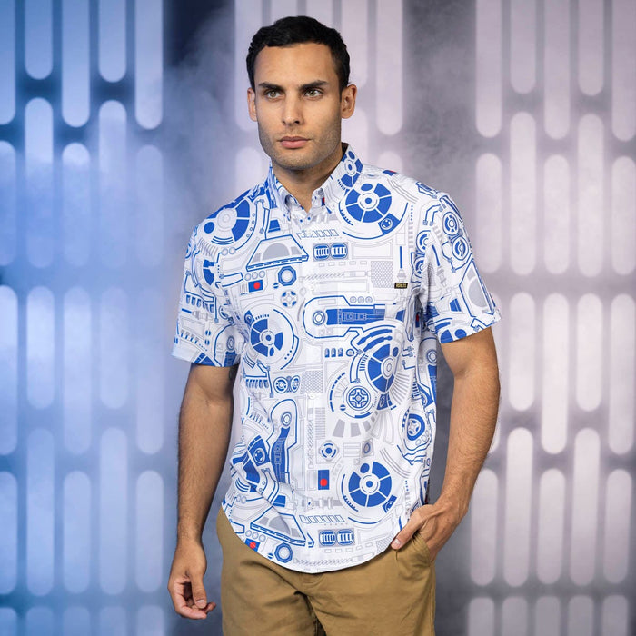 RSVLTS Star Wars Short Sleeve Shirt Star Wars™ "R2-Deconstructed" – KUNUFLEX Short Sleeve Shirt Star Wars™ "R2-Deconstructed" – KUNUFLEX Short Sleeve Shirt