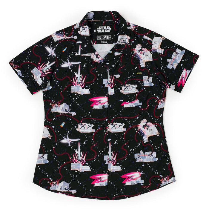 RSVLTS XS Star Wars Women's Short Sleeve Shirt Star Wars "The Twins" – Women's KUNUFLEX Short Sleeve Shirt