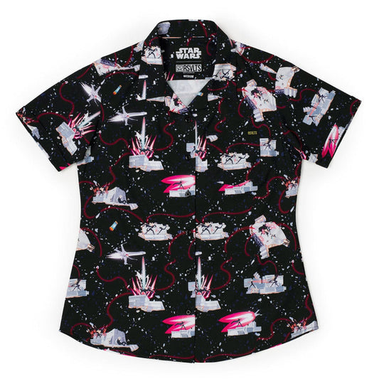 RSVLTS XS Star Wars Women's Short Sleeve Shirt Star Wars "The Twins" – Women's KUNUFLEX Short Sleeve Shirt
