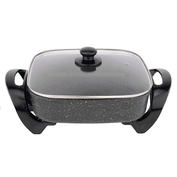 Stone Electric Fry Pan -Home Living Store - -