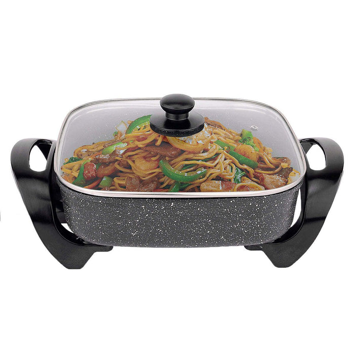 Stone Electric Fry Pan -Home Living Store - -