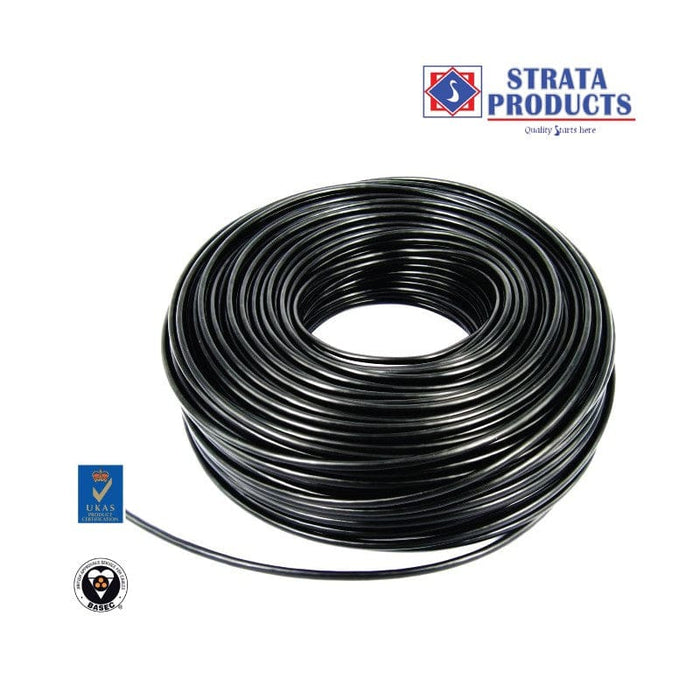 Strata Single, Single Cable 4.0mm, Durable, Plastic Coated Wire, HO7V MEGA