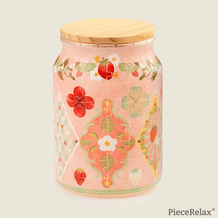 Opening the storage jar is like catching the scent of strawberries. Is there a memory you’d like to keep inside too? You’ll Always Get There with PieceRelax.