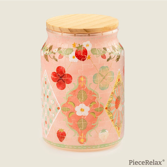 Opening the storage jar is like catching the scent of strawberries. Is there a memory you’d like to keep inside too? You’ll Always Get There with PieceRelax.