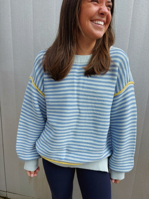 Striped Blue Sweater