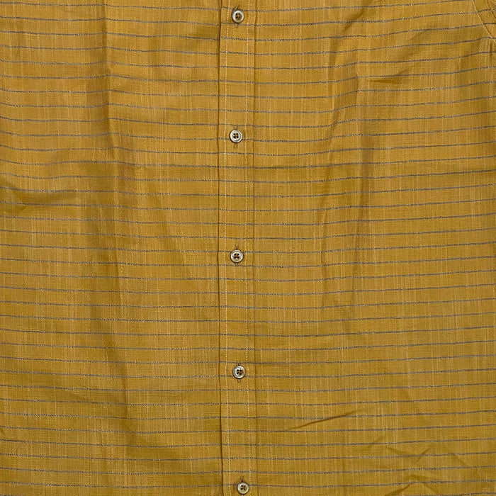 Striped Linen Men's Button Down
