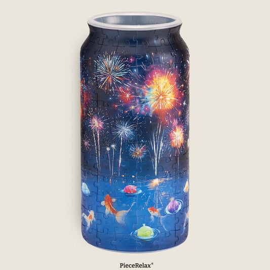 Let's stitch together a whole summer night with the sparkle of fireworks in the sky. You'll Always Get There with PieceRelax.