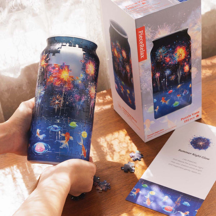 Let's stitch together a whole summer night with the sparkle of fireworks in the sky. You'll Always Get There with PieceRelax.