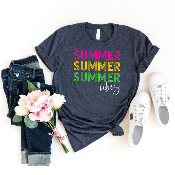 Summer Vibes graphic t-shirt, product photo 2