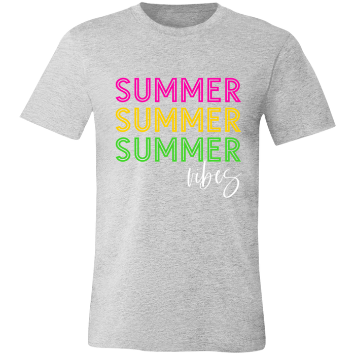Summer Vibes graphic t-shirt in Athletic Heather
