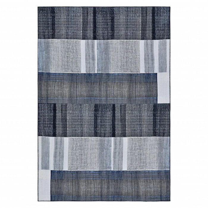 Tapis Kaşmir Halı Décoratif Art Trend Profond Bleu 180X280
