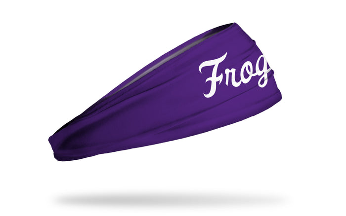 TCU: Script Purple Big Bang Lite Headband - View 2