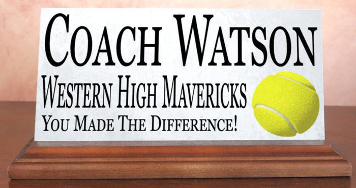 Personalized tennis coach gifts