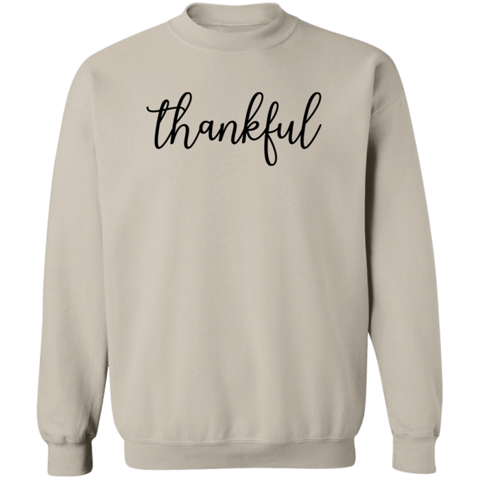 Thankful crewneck sweatshirt in Sand