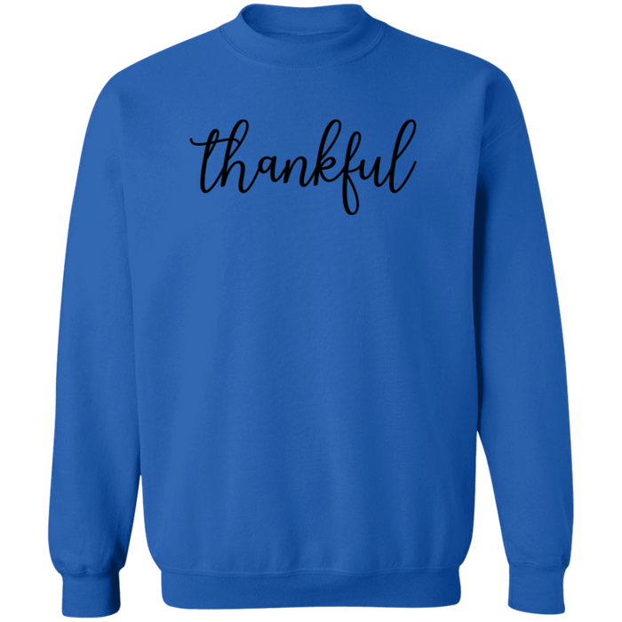 Thankful crewneck sweatshirt in Royal