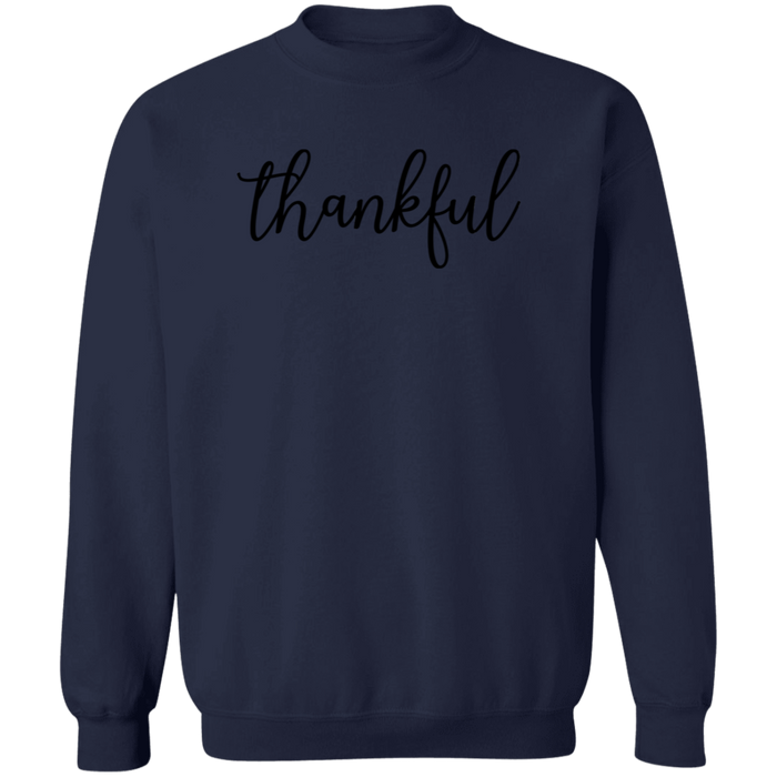 Thankful crewneck sweatshirt in Navy