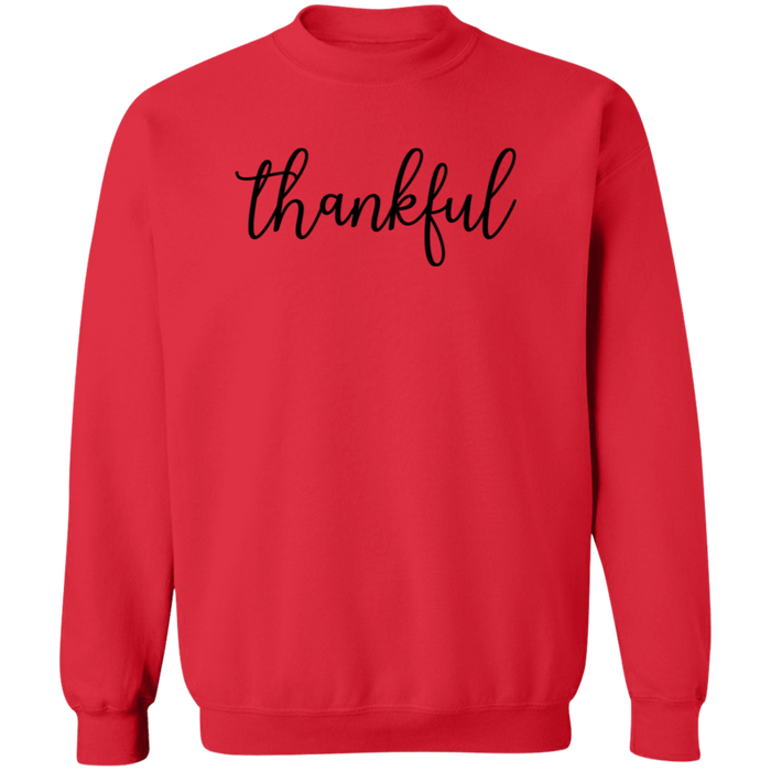 Thankful crewneck sweatshirt in Red