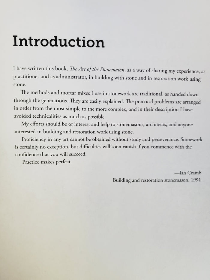 The Art of the Stonemason-National Book Network-Atlas Preservation
