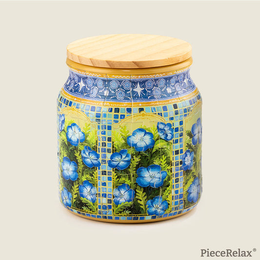 Opening the storage jar is like catching the scent of blooming Baby Blue Eyes. Is there a memory you’d like to keep inside too? You’ll Always Get There with PieceRelax.