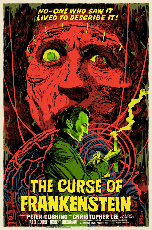 The Curse of Frankenstein Poster