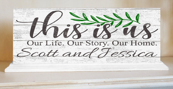 This Is Us Custom Family Sign with Names