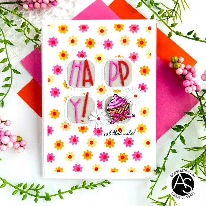 Tiny Flowers Stencil Set
