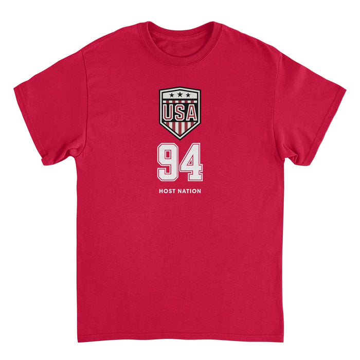 Toffs Retro Soccer Futbol USA Logo Red T-Shirt