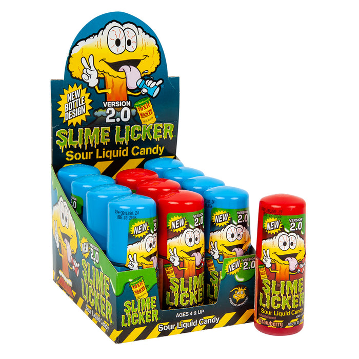 Toxic Waste Slime Licker 2.0 Assorted Sour Candy - 12 Count