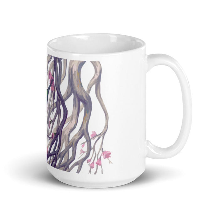 Tranquil White glossy mug - BoxWood Board Designs - 15oz - -