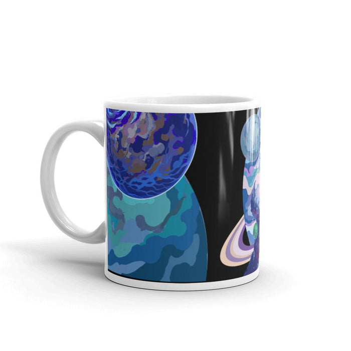 Transcendence White glossy mug - BoxWood Board Designs - 11oz - -