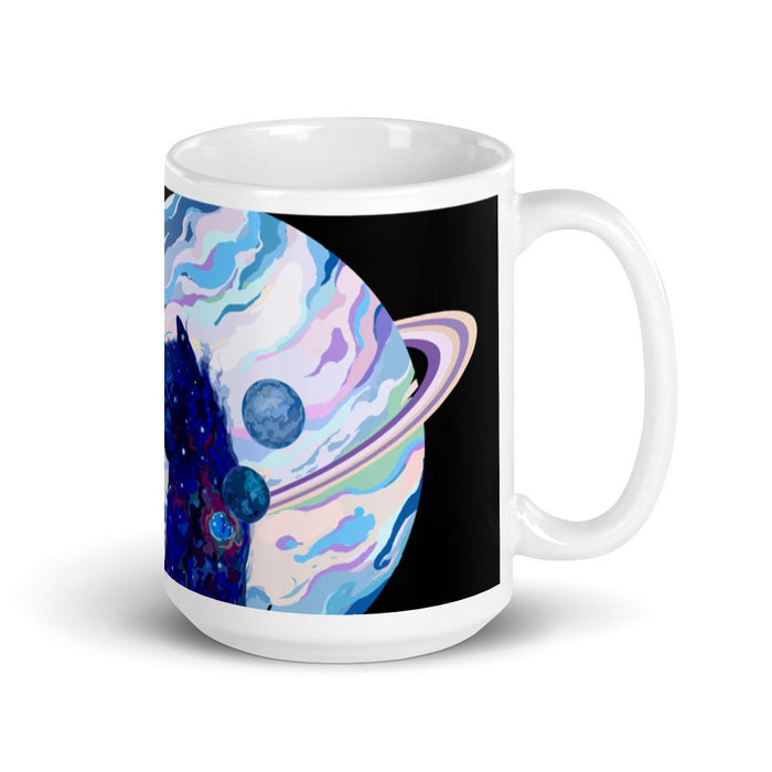 Transcendence White glossy mug - BoxWood Board Designs - 15oz - -