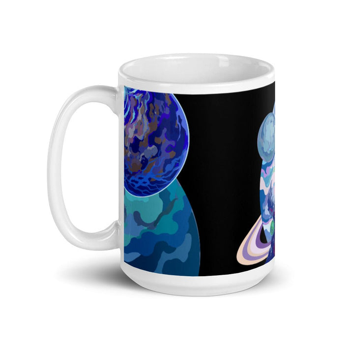Transcendence White glossy mug - BoxWood Board Designs - 15oz - -