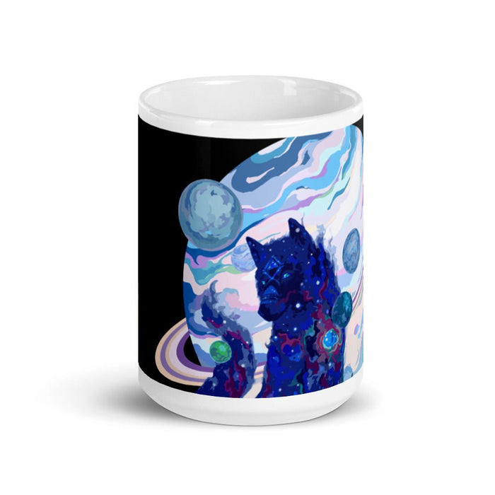 Transcendence White glossy mug - BoxWood Board Designs - 15oz - -