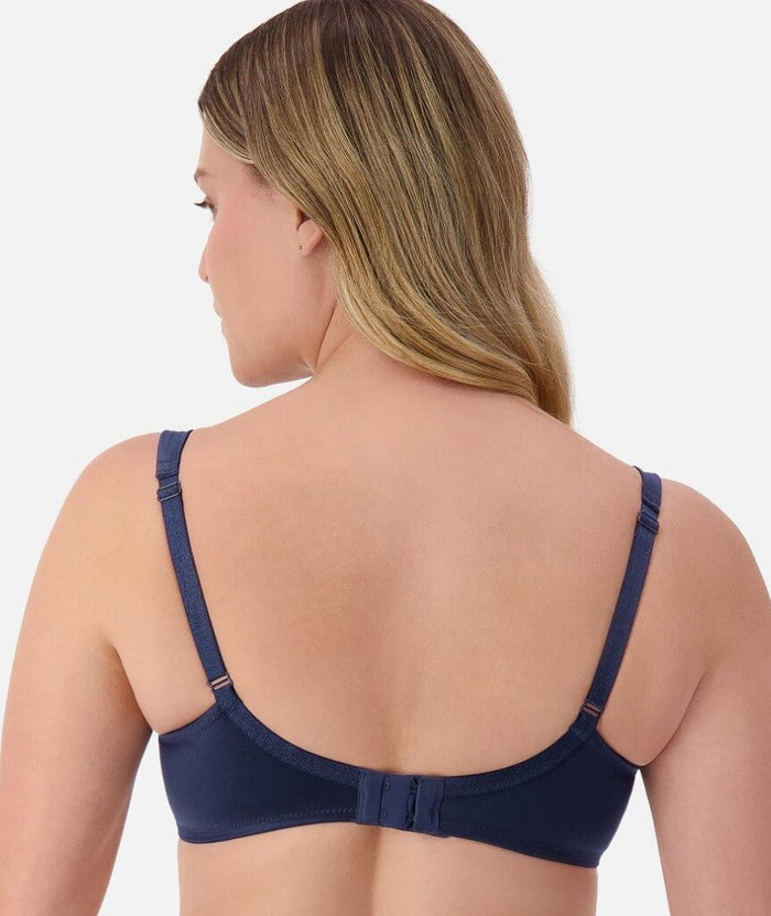 Triumph Lacy Minimizer Bra - True Navy