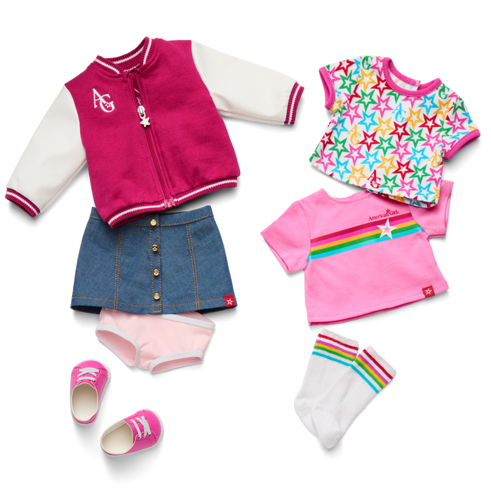 Truly Me™ 18-inch Doll #101, Puppy, Mini Backpack & Accessories AG™ Star Squad Bundle