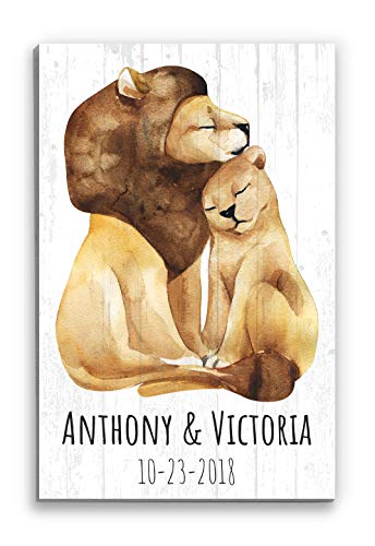 lion theme romantic sign