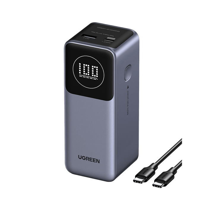 UGREEN Nexode Power Bank 12000mAh 100W with Smart Digital Display - UGREEN EU