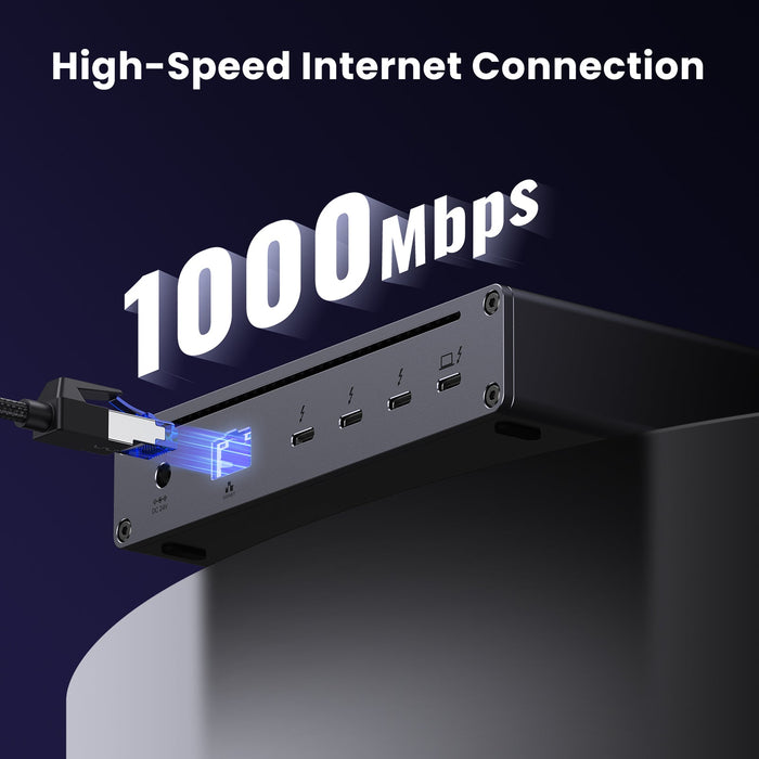 UGREEN Revodok Max 208 Thunderbolt 4 Dock 40Gbps 8 - in - 1 Docking Station - UGREEN EU