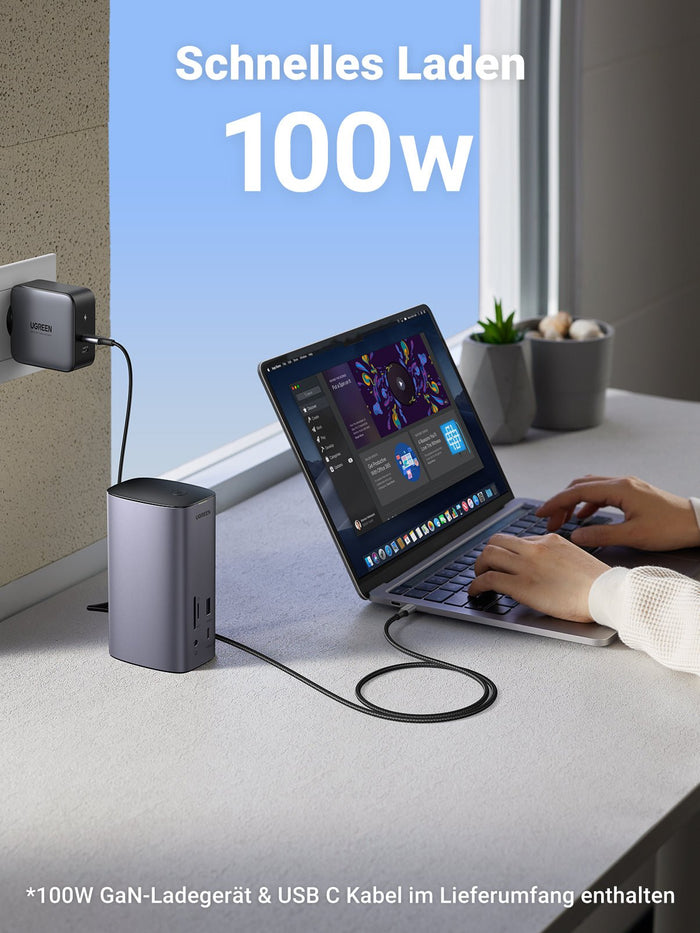 Ugreen Revodok Pro 312 Triple Display 12-in-1 USB C 8K Universal Docking Station - UGREEN
