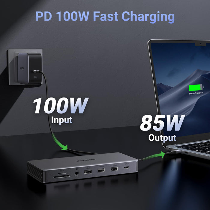 Ugreen Revodok Pro 313 13-in-1 Triple Display Docking Station - UGREEN