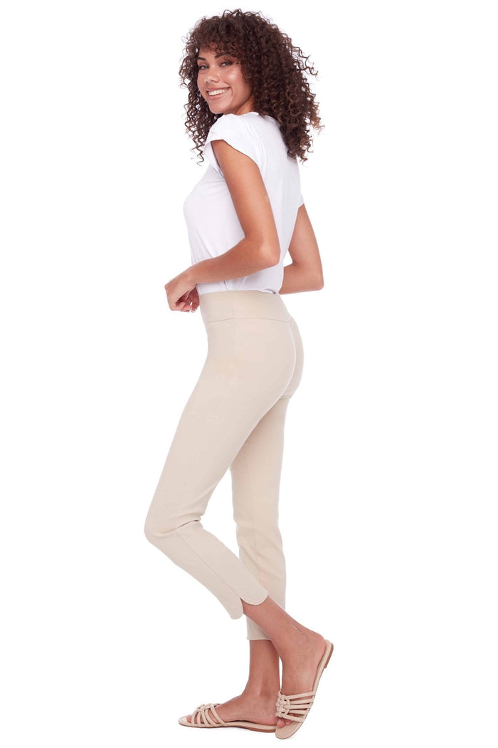 Up Pants 65027A UP Petal Split Stone Trousers (28”) - Dotique