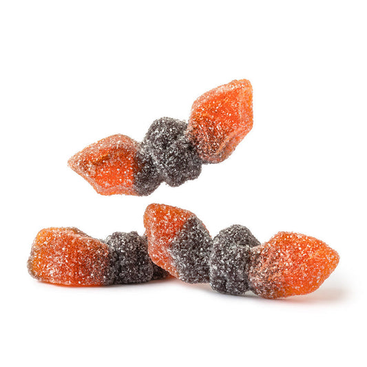 Vidal Peach Blackcurrant Gummi Bats Candy - 2.2 LB