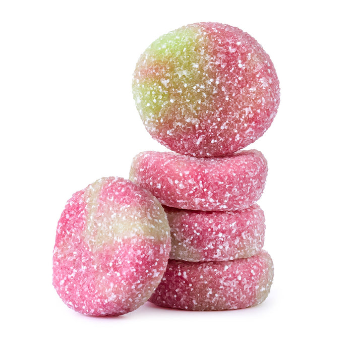 Vidal Sour Bites Lime and Watermelon Gummy Candy - 2.2 LB