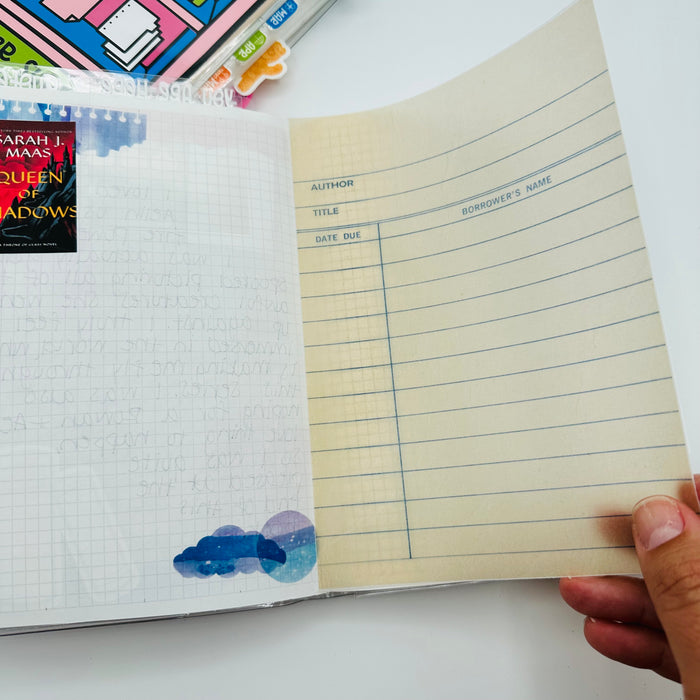 Vintage Library Card Vellum Dashboard