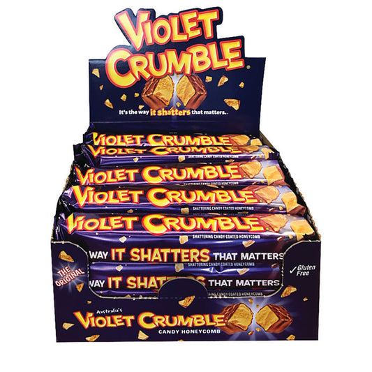 Violet Crumble King Size Candy Bars - 20 Count