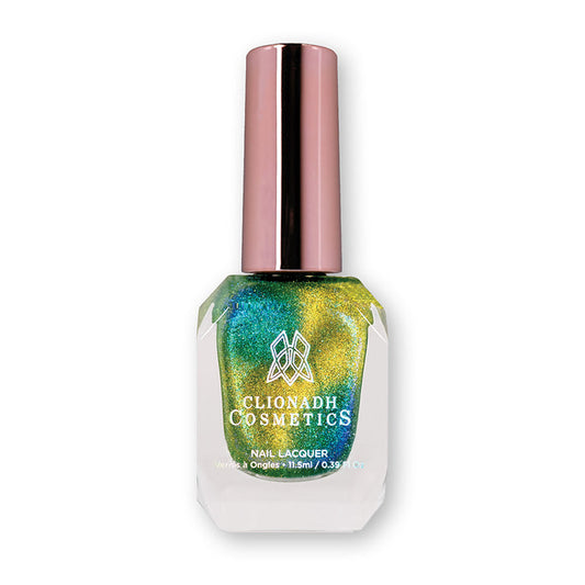 Nail polish bottle containing Volt Nail Lacquer on a white background.