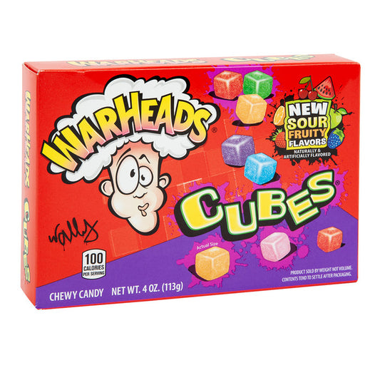 Warhead Sour Chewy Cubes Theater Box - 12ct