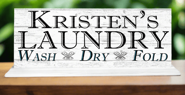 Wash Dry Fold Laundry Decoration Sign Home Decor - Broad Bay Personalized Gifts Shipped Fast